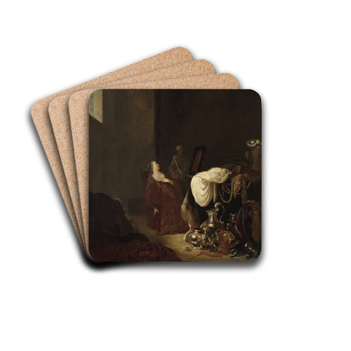 Vanitas Allegory by Willem de Poorter Drink Coasters - set of 4