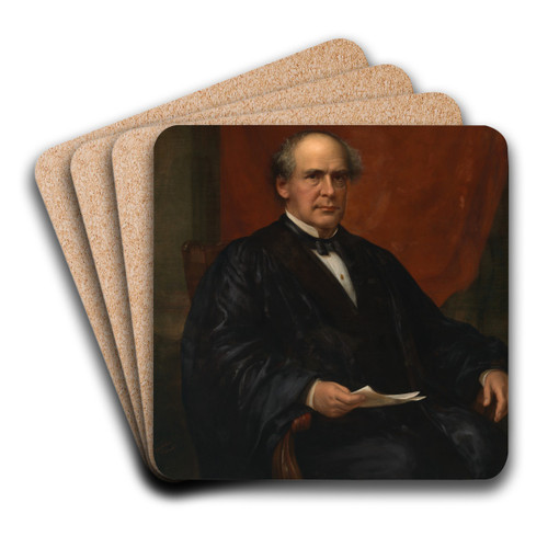 Salmon Portland Chase by James Reid Lambdin Art Drink Coaster set Salmon Portland Chase by James Reid Lambdin Art Drink Coaster set