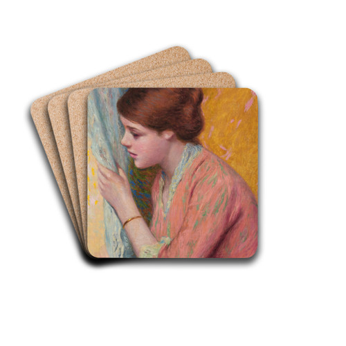 La curiosit by Federico Zandomeneghi Drink Coasters - set of 4