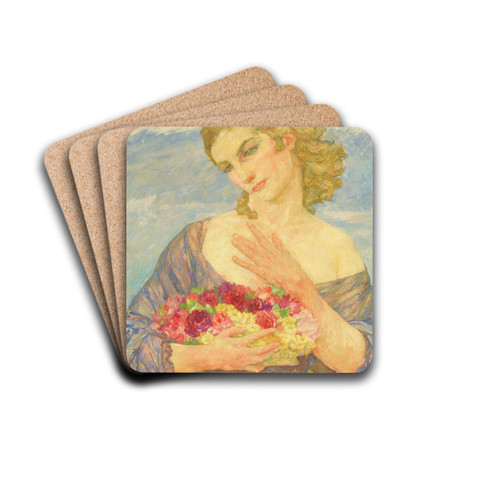 Flora by Hans Unger Drink Coasters - set of 4