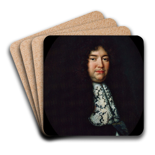 Portrait de Franois-Michel Le Tellier, marquis de Louvois (1641-1691), ministre de la guerre by Jacob Ferdinand Voet Art Drink Coaster set