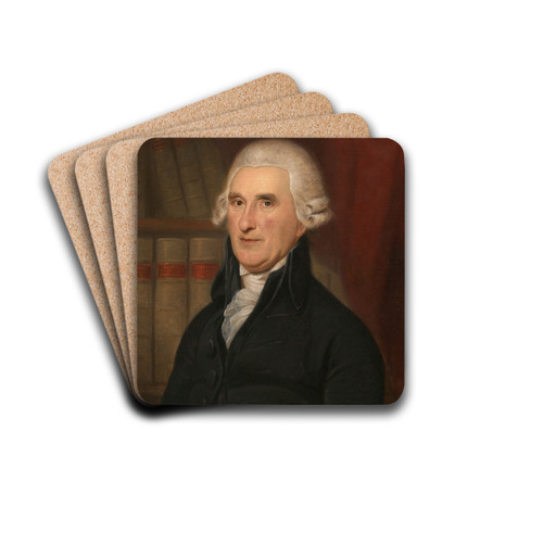 Thomas McKean by Charles Willson Peale Drink Coasters - set of 4 Thomas McKean by Charles Willson Peale Drink Coasters - set of 4