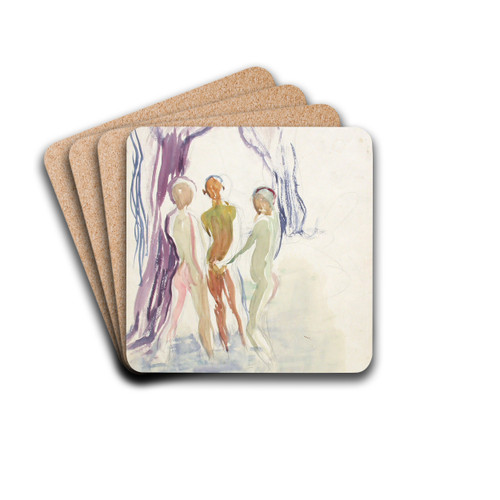Boys by Magnus Enckell Drink Coasters - set of 4
