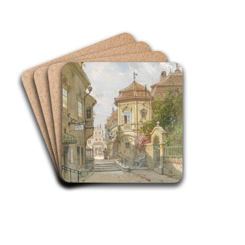 Kleines Stadtpalais by Georg Janny Drink Coasters - set of 4