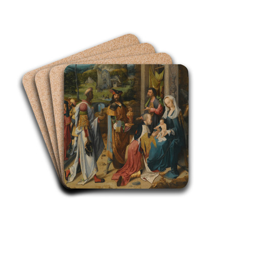 The Adoration Of The Magi by The Pseudo Bles Drink Coasters - set of 4