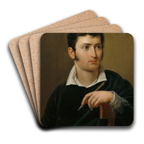 Selbstbildnis by Joseph Rebell Art Drink Coaster set