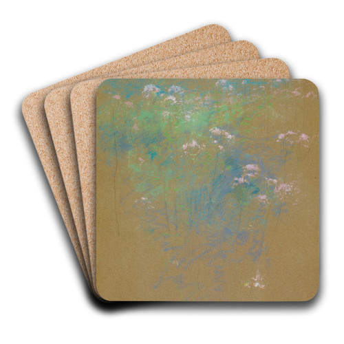 Flowers by John Henry Twachtman Art Drink Coaster set