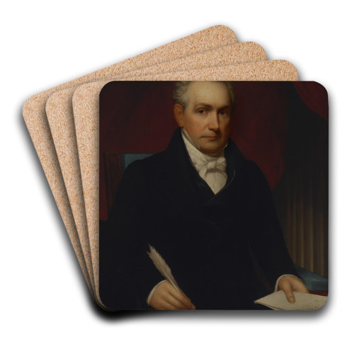 The Honorable Roger Minnot Sherman by Nathaniel Jocelyn Art Drink Coaster set The Honorable Roger Minnot Sherman by Nathaniel Jocelyn Art Drink Coaster set