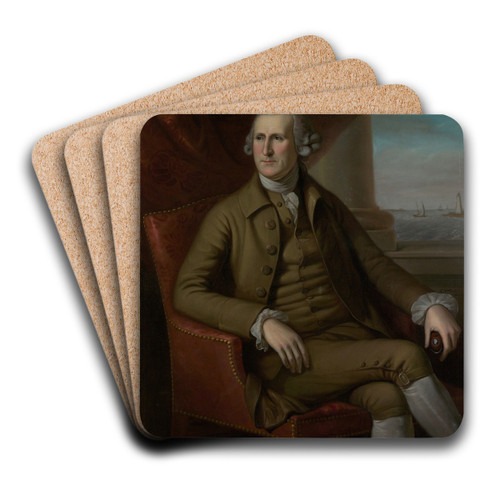 Thomas Willing by Charles Willson Peale Art Drink Coaster set Thomas Willing by Charles Willson Peale Art Drink Coaster set