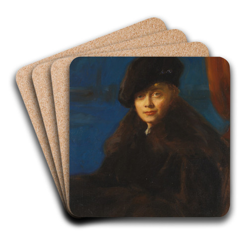 Hilda sterman by Bernhard sterman Art Drink Coaster set