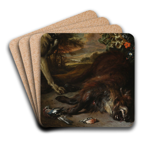Still life by Jan Weenix Art Drink Coaster set Still life by Jan Weenix Art Drink Coaster set