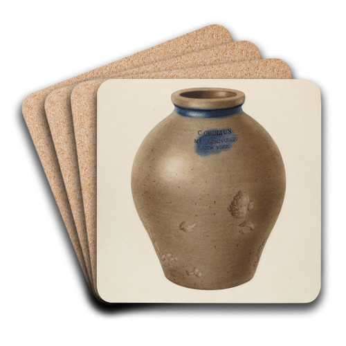 Vase by John Tarantino Art Drink Coaster set