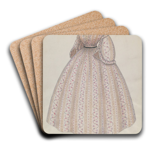 Dress by Roberta Spicer Art Drink Coaster set