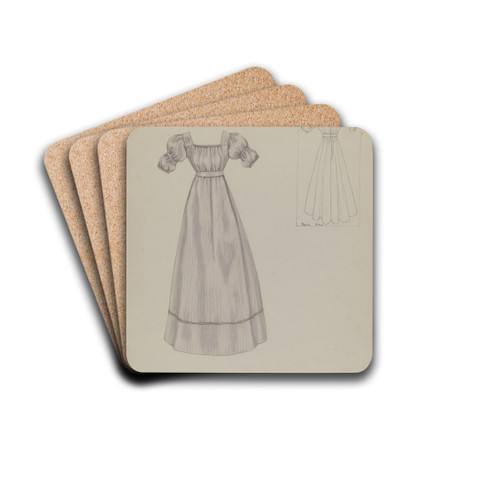 Dress by Mary E. Humes Drink Coasters - set of 4