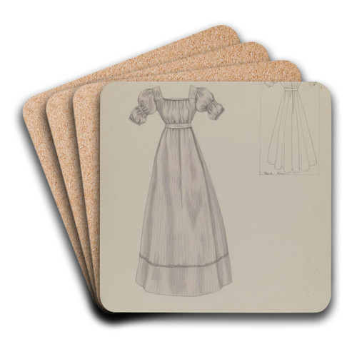 Dress by Mary E. Humes Art Drink Coaster set
