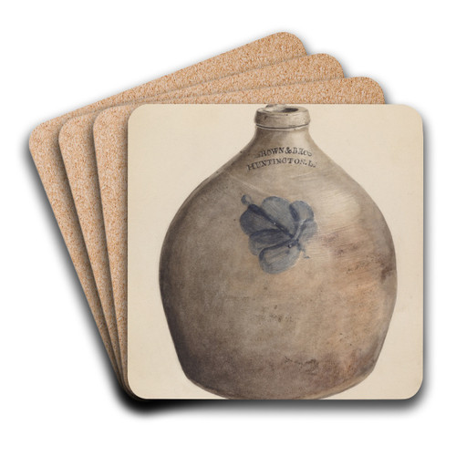 Jug by Yolande Delasser Art Drink Coaster set