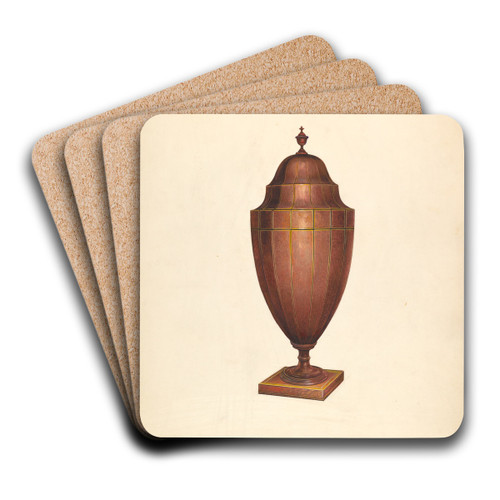 Knife and Spoon Box by Arsen Maralian Art Drink Coaster set