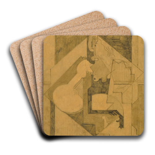 tude pour 'La Femme au gant' ou Composition by Albert Gleizes Art Drink Coaster set tude pour 'La Femme au gant' ou Composition by Albert Gleizes Art Drink Coaster set