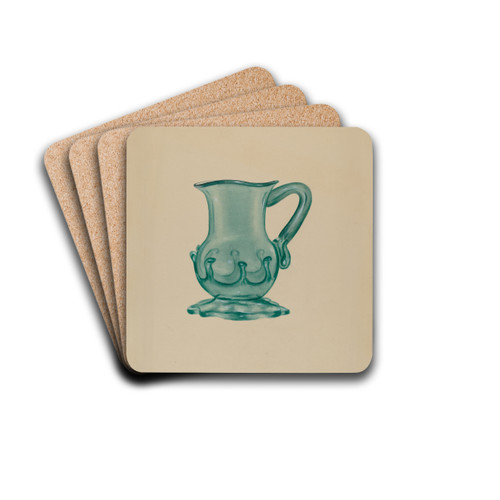 Creamer by John Tarantino Drink Coasters - set of 4