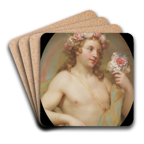 Pleasure by Anton Raphael Mengs Art Drink Coaster set