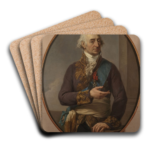 Portrait of Stanisaw Maachowski (17361809), Marshal of the Seym by Marcello Bacciarelli Art Drink Coaster set Portrait of Stanisaw Maachowski (17361809), Marshal of the Seym by Marcello Bacciarelli Art Drink Coaster set
