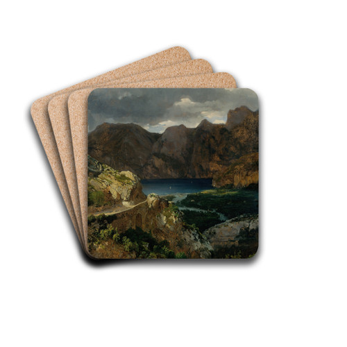 Blick auf den Gardasee by Thomas Ender Drink Coasters - set of 4