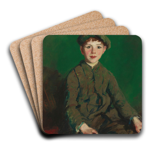 Irish Lad by Robert Henri Art Drink Coaster set