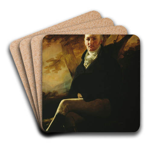 Sir James Montgomery, Second Baronet of Stanhope by Sir Henry Raeburn Art Drink Coaster set