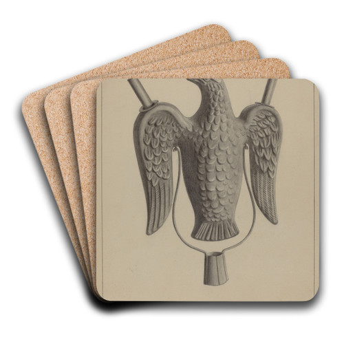 Swing Torch by Herman Bader Art Drink Coaster set Swing Torch by Herman Bader Art Drink Coaster set