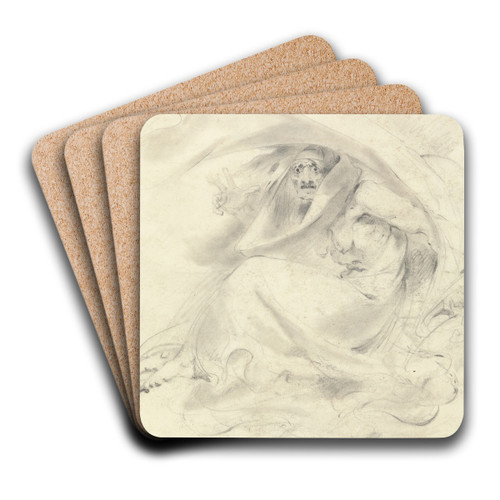Hecate by George Henry Harlow Art Drink Coaster set