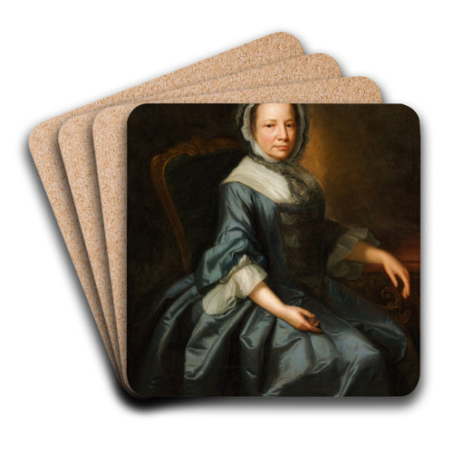 Portrait of a Lady by Thomas Hudson Art Drink Coaster set