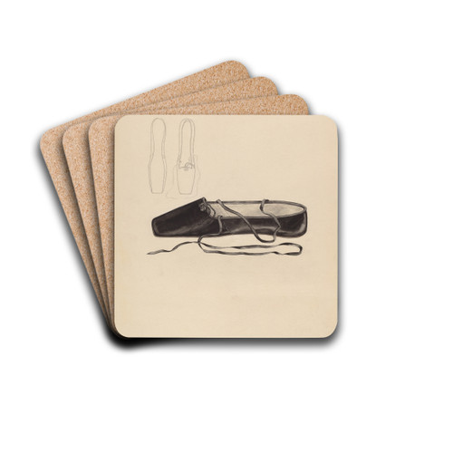 Slipper by Melita Hofmann Drink Coasters - set of 4