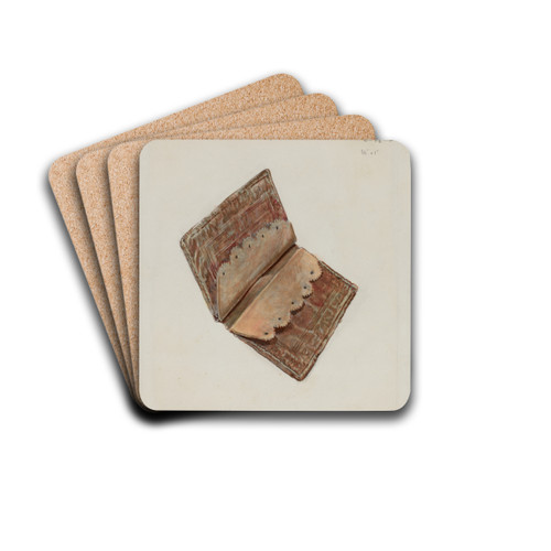 Wallet by Hugh Clarke Drink Coasters - set of 4