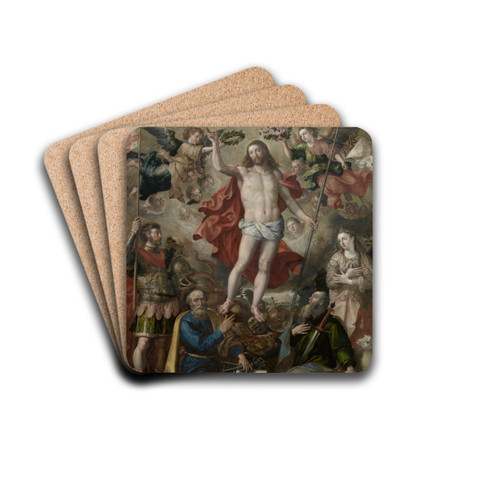 Christ Triumphant by Maerten De Vos Drink Coasters - set of 4