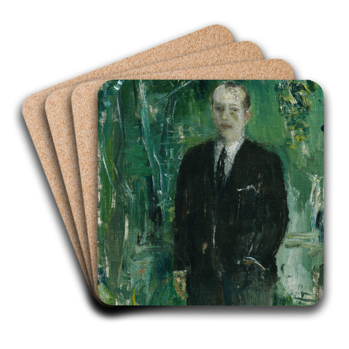 Selbstbildnis by Wilhelm Thny Art Drink Coaster set