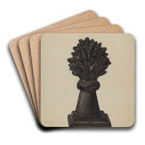 Door Stop by Alf Bruseth Art Drink Coaster set Door Stop by Alf Bruseth Art Drink Coaster set