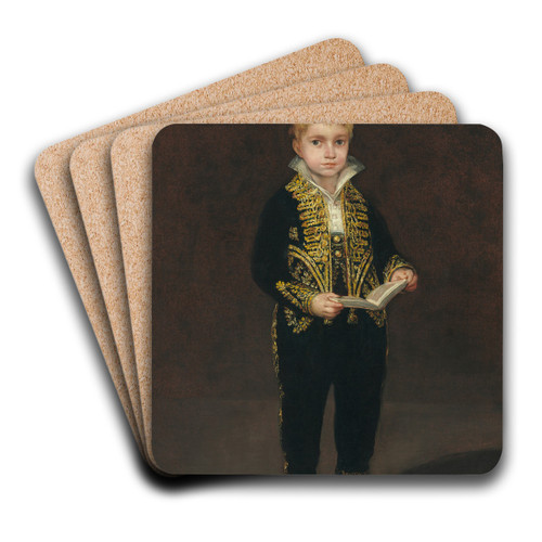Victor Guye by Francisco de Goya Art Drink Coaster set