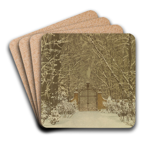 Parktor by Karl Biese Art Drink Coaster set