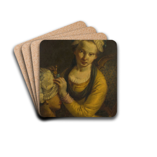 The Milliner by Francesco Zugno Drink Coasters - set of 4