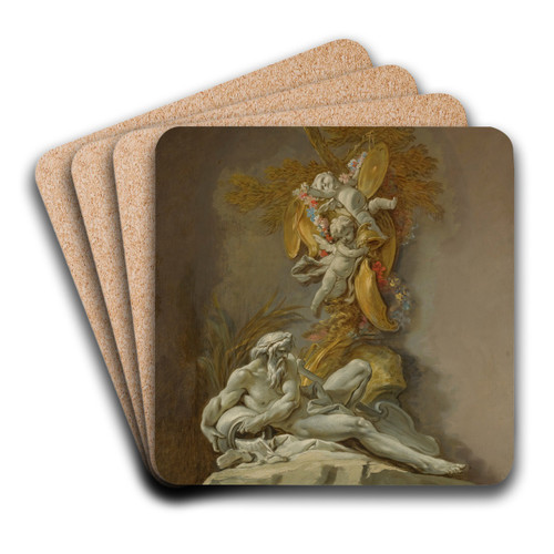 Fountain Study by Franois Boucher Art Drink Coaster set