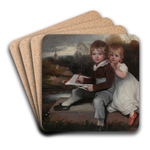 The Bowden Children by John Hoppner Art Drink Coaster set