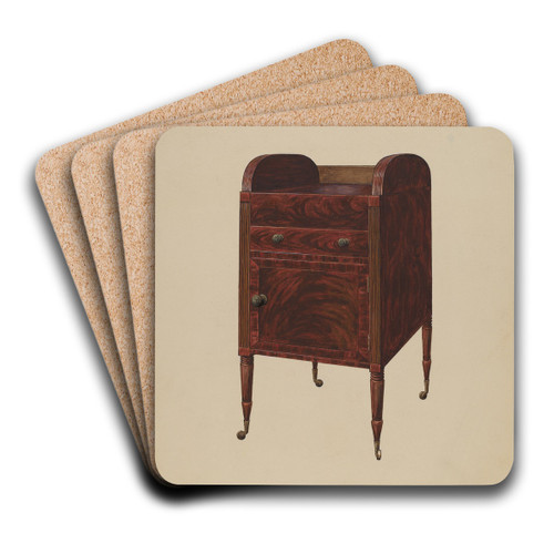 Washstand by Ulrich Fischer Art Drink Coaster set