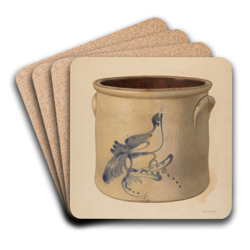 Crock by Nicholas Amantea Art Drink Coaster set
