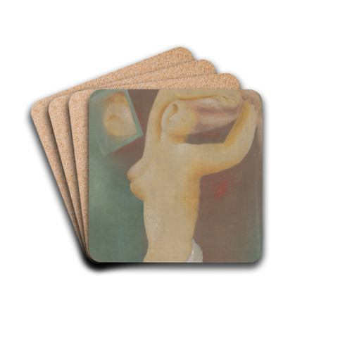Facing Mirror by Mikul Galanda Drink Coasters - set of 4 Facing Mirror by Mikul Galanda Drink Coasters - set of 4