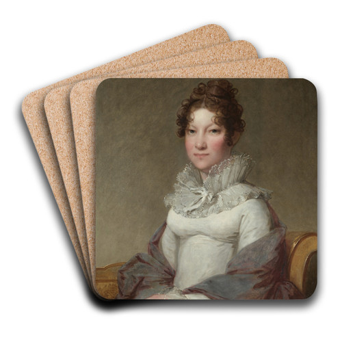 Mary Campbell Stuart by Gilbert Stuart Art Drink Coaster set