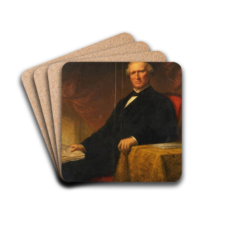 John Cleve Green (1800-1875) by Daniel Huntington Drink Coasters - set of 4