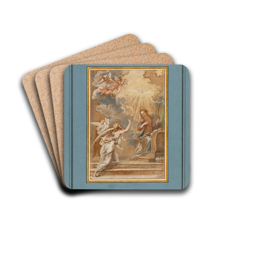 The Annunciation by Jan Boeckhorst Drink Coasters - set of 4