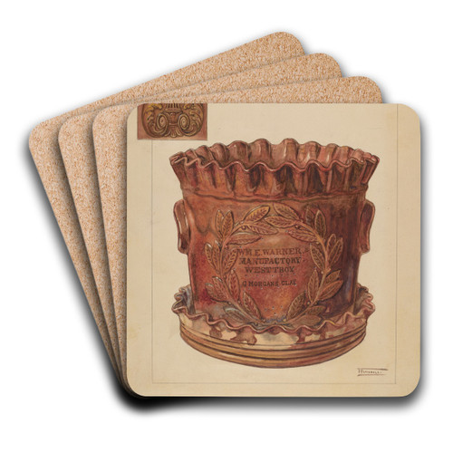 Jardiniere by Frank Fumagalli Art Drink Coaster set Jardiniere by Frank Fumagalli Art Drink Coaster set