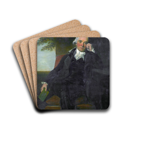 William Creech by Sir William Beechey Drink Coasters - set of 4 William Creech by Sir William Beechey Drink Coasters - set of 4