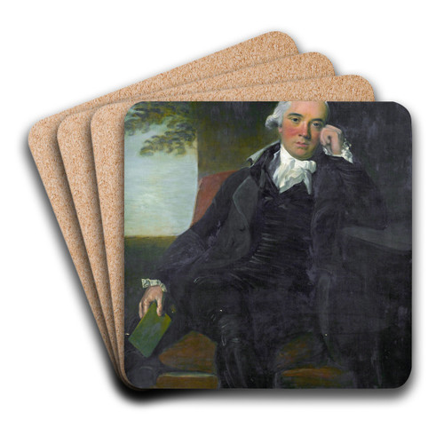 William Creech by Sir William Beechey Art Drink Coaster set William Creech by Sir William Beechey Art Drink Coaster set